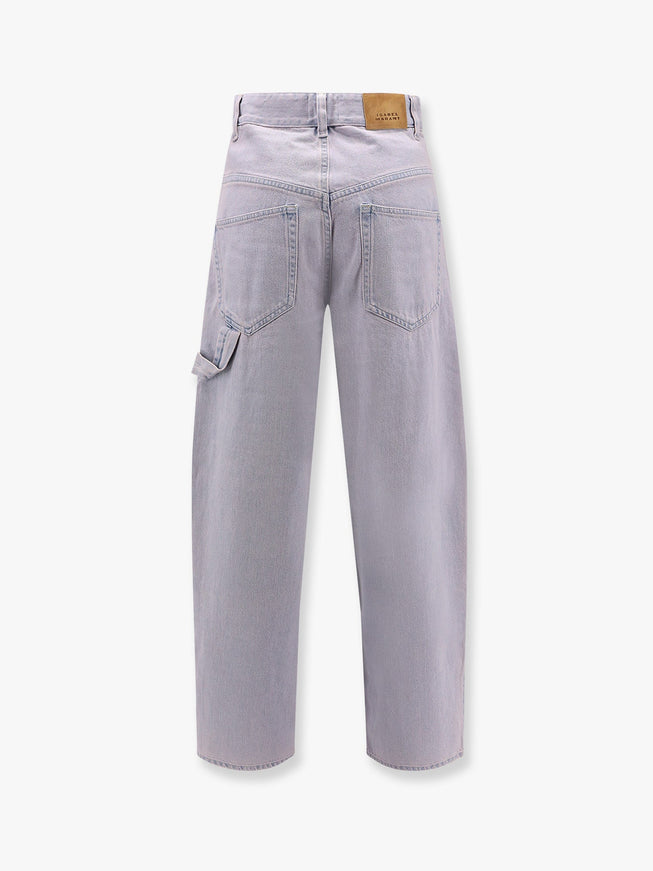 Marant Etoile Ophra Light Blue Cotton Jeans