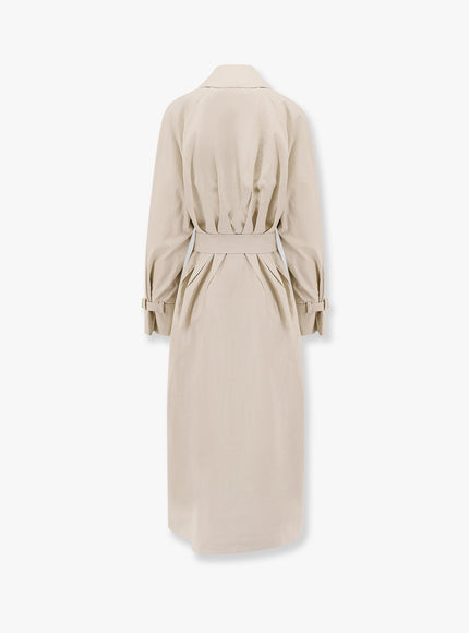 Max Mara Ronco Max Mara Sfilata Coated Linen Trench