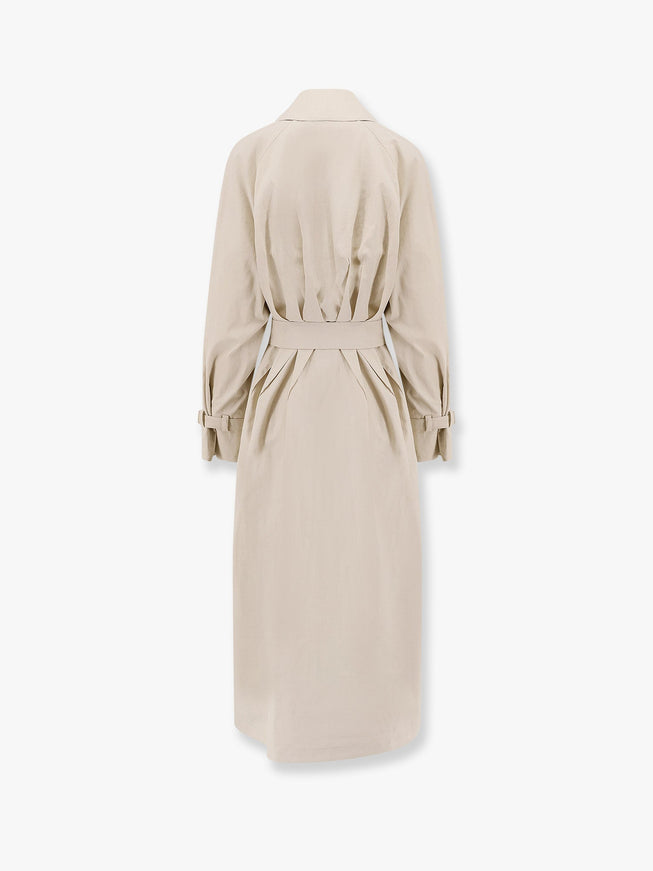 Max Mara Ronco Max Mara Sfilata Coated Linen Trench