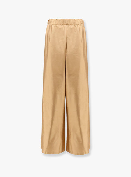 Max Mara Avio Shantung Trousers Bronzo