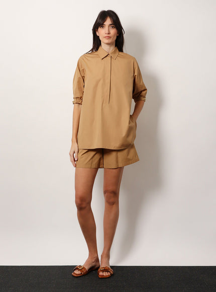 Max Mara Haway Cotton Shorts