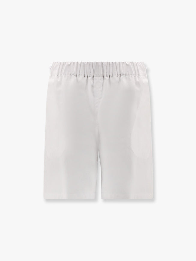 Max Mara Antiope Cotton Shorts Bianco