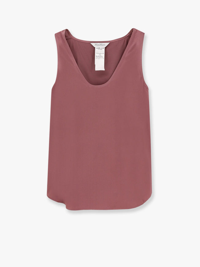 Max Mara Filly Silk Top Viola