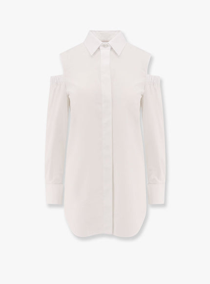 Max Mara Cotton Ragni Shirt Bianco