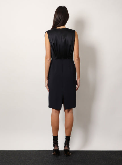 Max Mara Vittor Midi Dress With Silk Insert