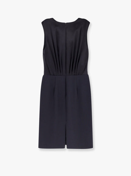 Max Mara Vittor Midi Dress With Silk Insert