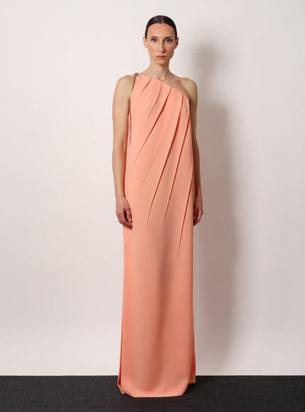 Max Mara Pontida Long Dress With Metal Detail