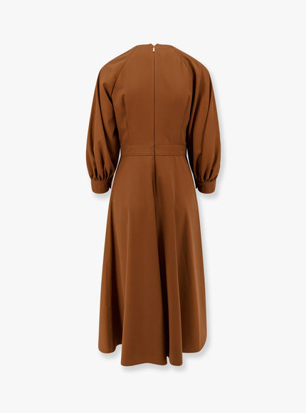 Max Mara Pedaggi Cotton Midi Dress