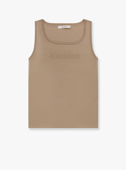 Max Mara Pentola Viscose Top Beige