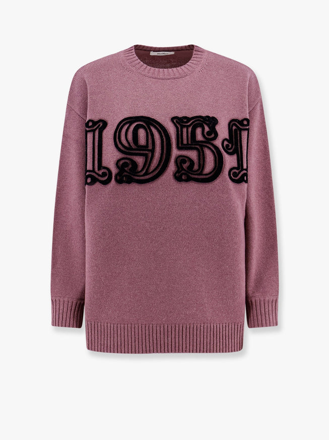 Max Mara Fido Wool And Cashmere Sweater Viola