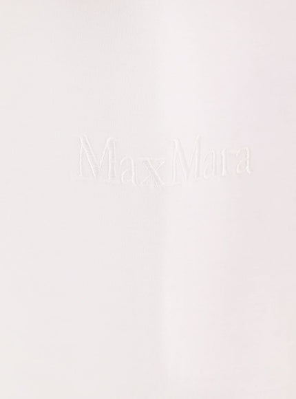 Max Mara Nerina Cotton T-Shirt With Max Mara Embroidery