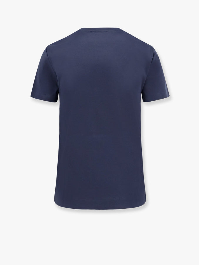 Max Mara Nerina Cotton T-Shirt With Max Mara Embroidery