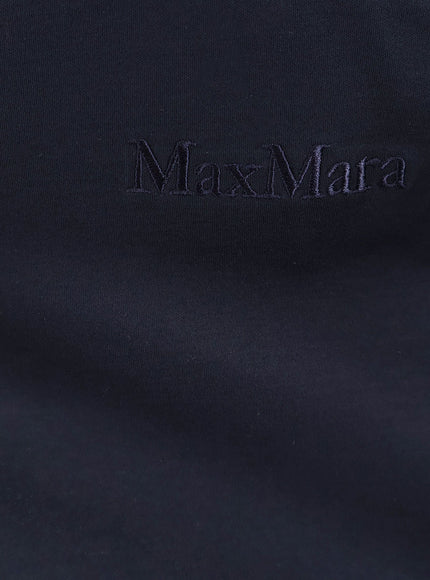 Max Mara Nerina Cotton T-Shirt With Max Mara Embroidery