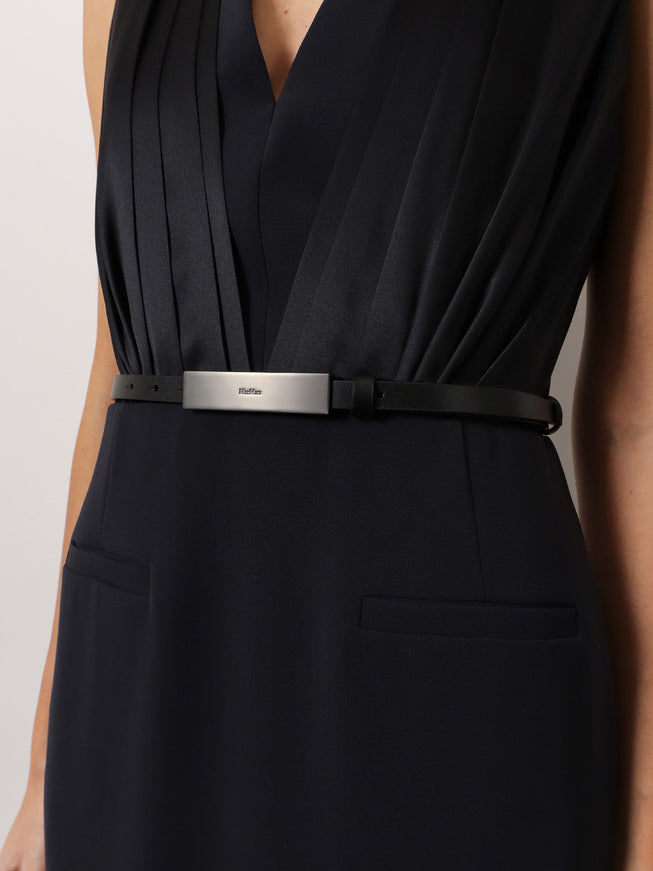 Max Mara New Plate 15 Max Mara Sfilata Leather Belt