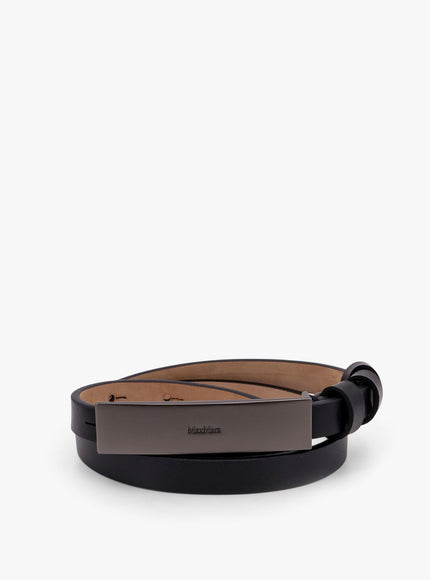 Max Mara New Plate 15 Max Mara Sfilata Leather Belt