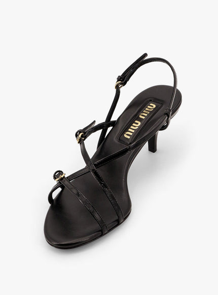 Miu Miu Patent Leather Sandals