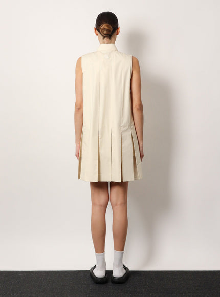 Moncler Cotton And Silk Mini Chemisier Dress