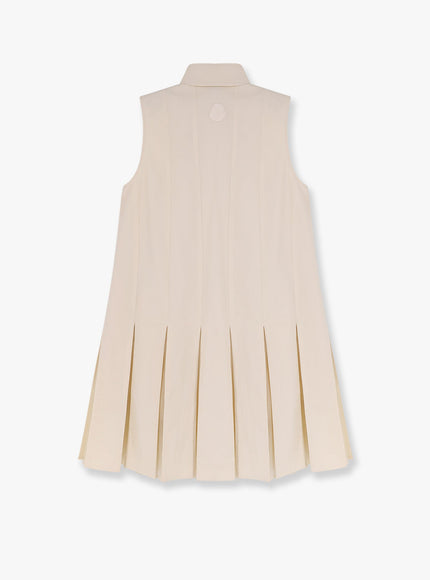 Moncler Cotton And Silk Mini Chemisier Dress