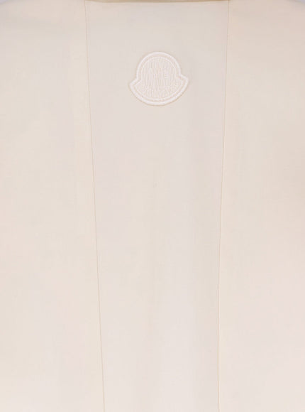 Moncler Cotton And Silk Mini Chemisier Dress