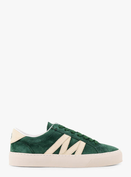 Moncler Low-Top Leather Sneakers Verde