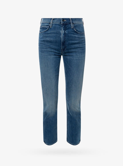 Mother Stretch Cotton Jeans Blu