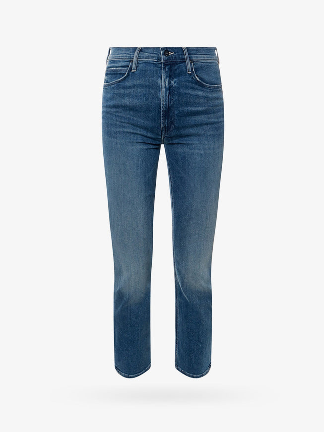 Mother Stretch Cotton Jeans Blu