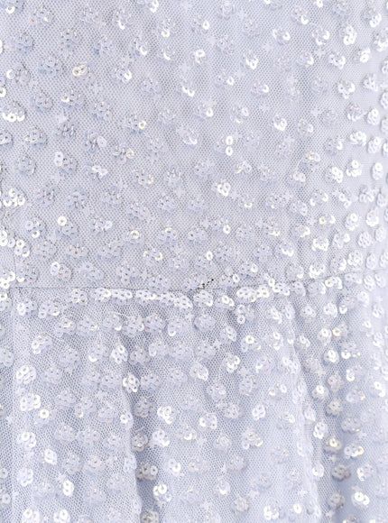 Needle & Thread One-Shoulder Long Dress With Sequins