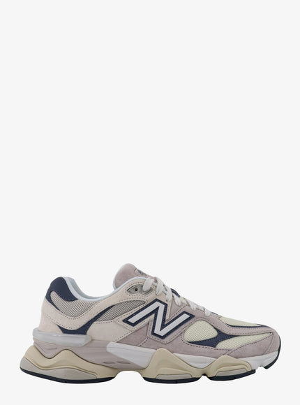 New Balance 9060 Low-Top Suede And Mesh Sneakers Beige
