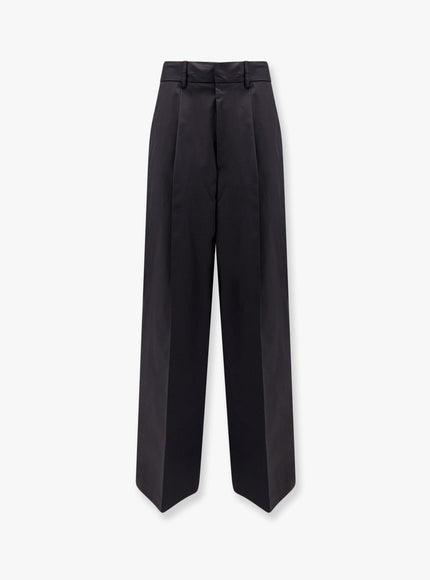 Nude Cotton Trouser With Pinces