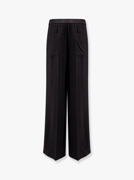 Nude Wide Leg Viscose Trouser