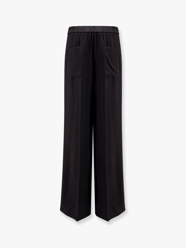 Nude Wide Leg Viscose Trouser