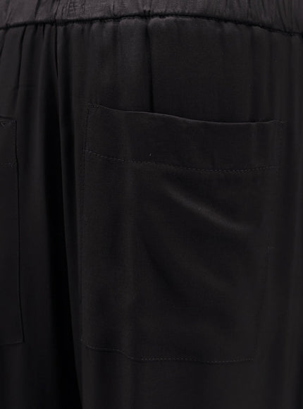 Nude Wide Leg Viscose Trouser