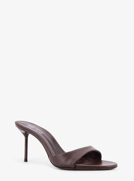 Paris Texas Lidia Mule 70 Leather Heel Sandals