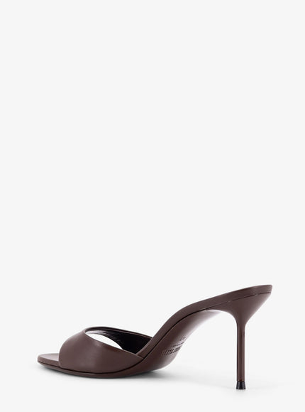 Paris Texas Lidia Mule 70 Leather Heel Sandals