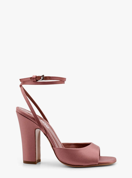 Paris Texas Lara Satin Sandals Rosa