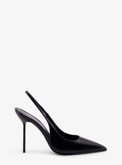 Paris Texas Lidia Patent Leather Slingback Decolleté Nero