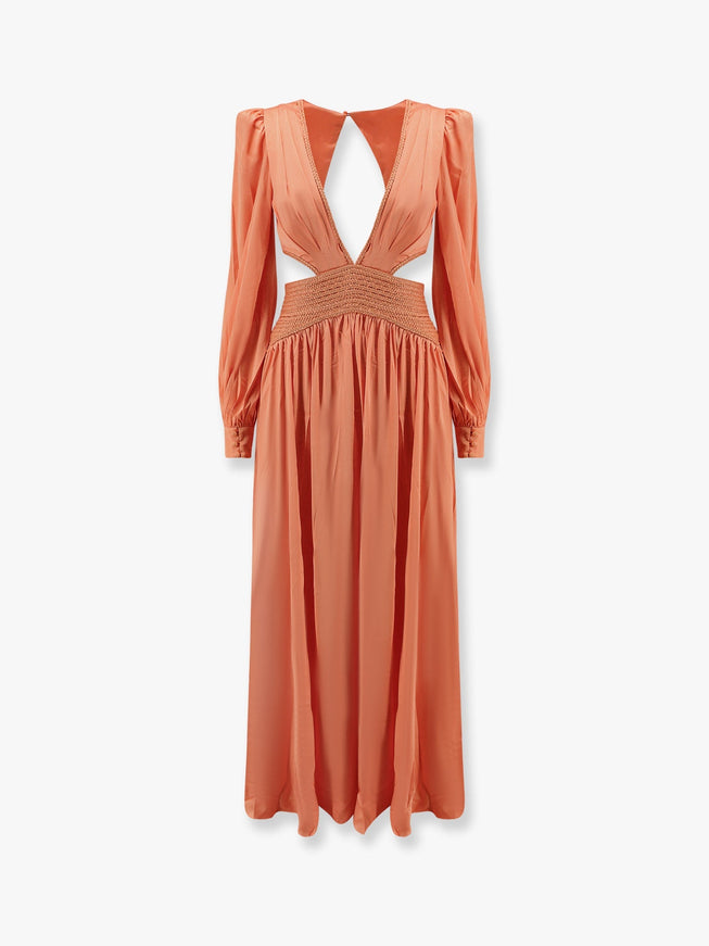 Patbo Satin Sunset Long Dress With Cut-Out Details 6