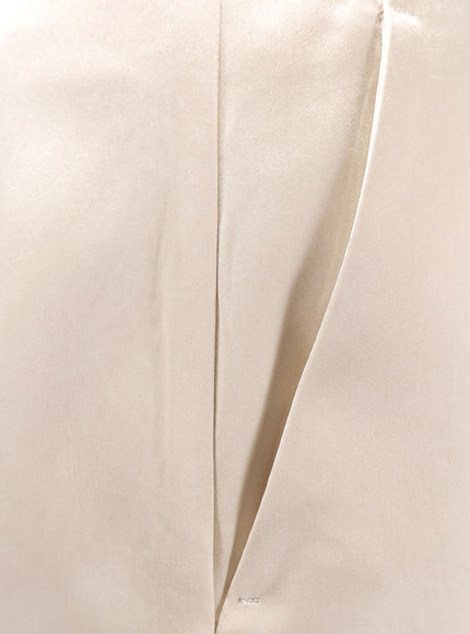 Philosophy Di Lorenzo Serafini Satin Trouser With Wide Leg