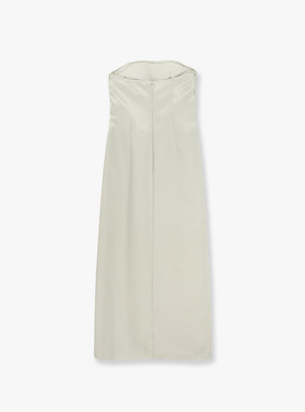 Philosophy Di Lorenzo Serafini Satin Long Dress With Bustier