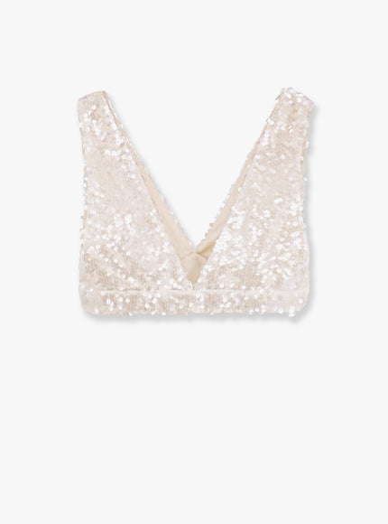 Philosophy Di Lorenzo Serafini Crop Fit Top With Macro Sequins