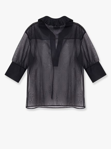 Philosophy Di Lorenzo Serafini Transparent Voile Shirt