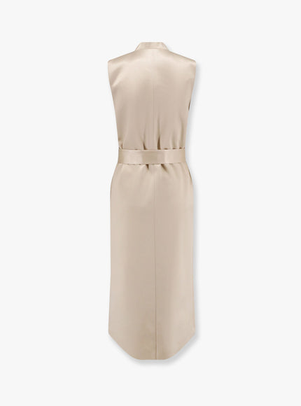 Philosophy Di Lorenzo Serafini Satin Vest/Dress With Belt
