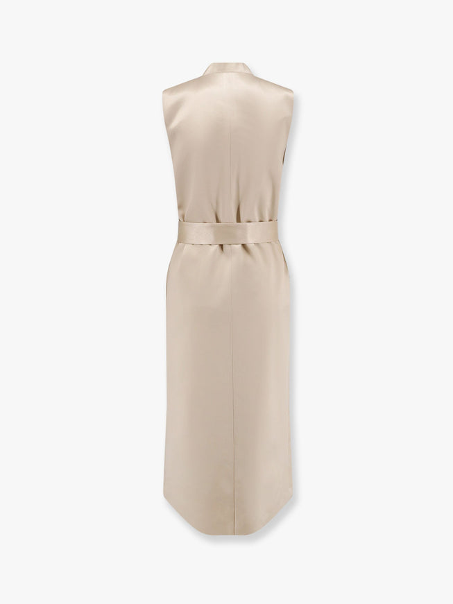 Philosophy Di Lorenzo Serafini Satin Vest/Dress With Belt