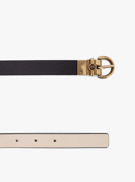 Pinko Love Berry Leather Belt