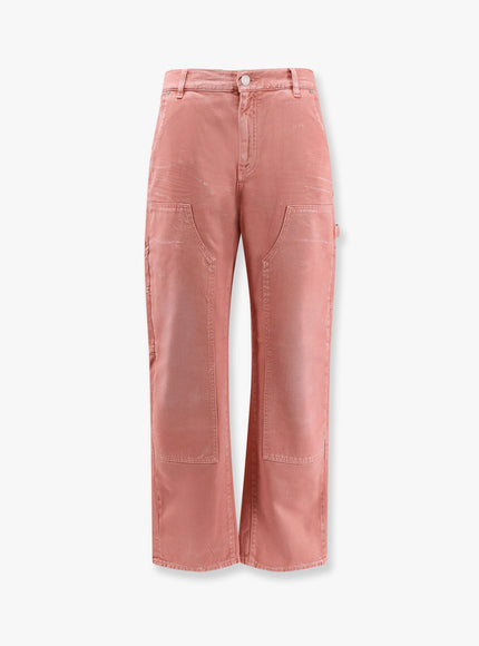 Pinko Praia Worker Denim Trousers Rosa