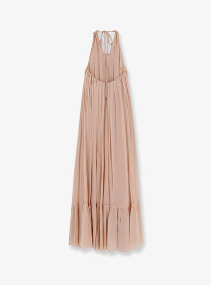 Pinko Venturone Chiffon Long Dress