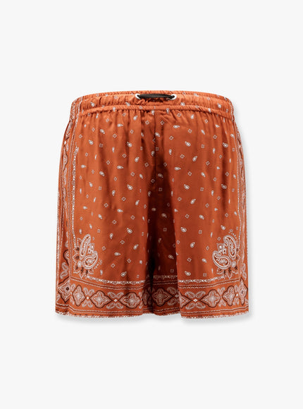 Pinko Viscose Shorts With Bandana Print