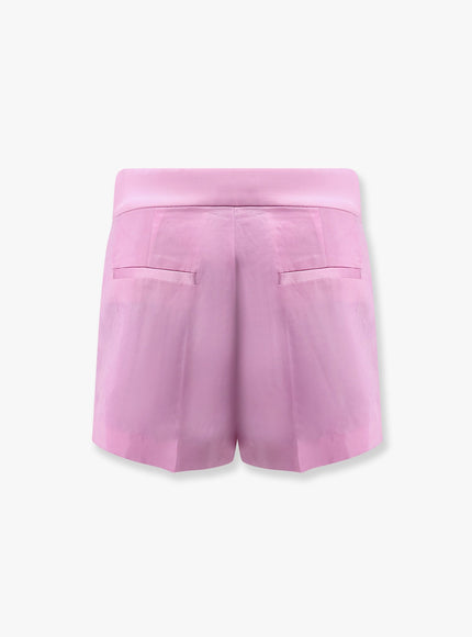 Pinko Scintille Delavã¨ Satin Shorts