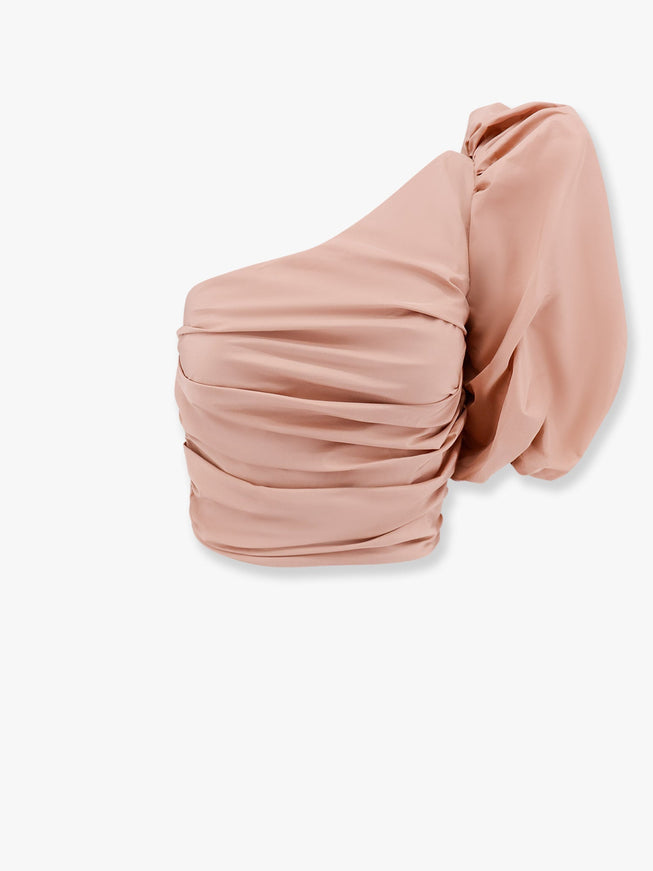 Pinko Draped Jersey Top Rosa