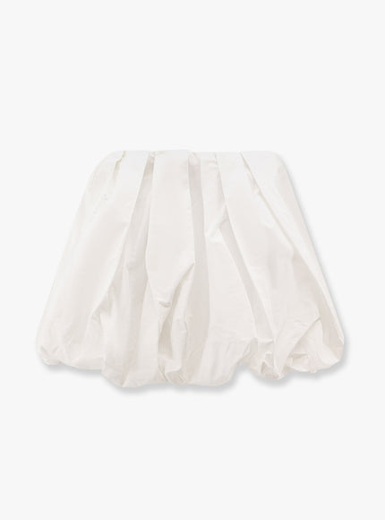 Pinko Cotton Popeline Cadric Miniskirt Bianco